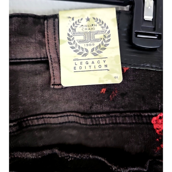 Jordan Craig ~Men's Size 44~ Black Legacy Edition Distressed Jeans Shorts NWT. - Picture 12 of 16